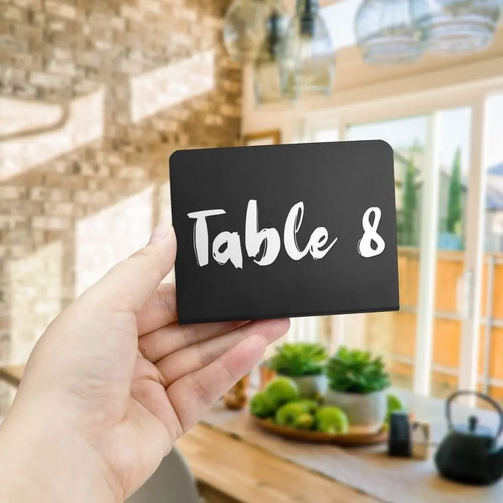 Store Shop Display Stands Reserved Writing Stand Buffet Tags Signs Chalkboard Small Blackboard Mini Chalkboard Message Board