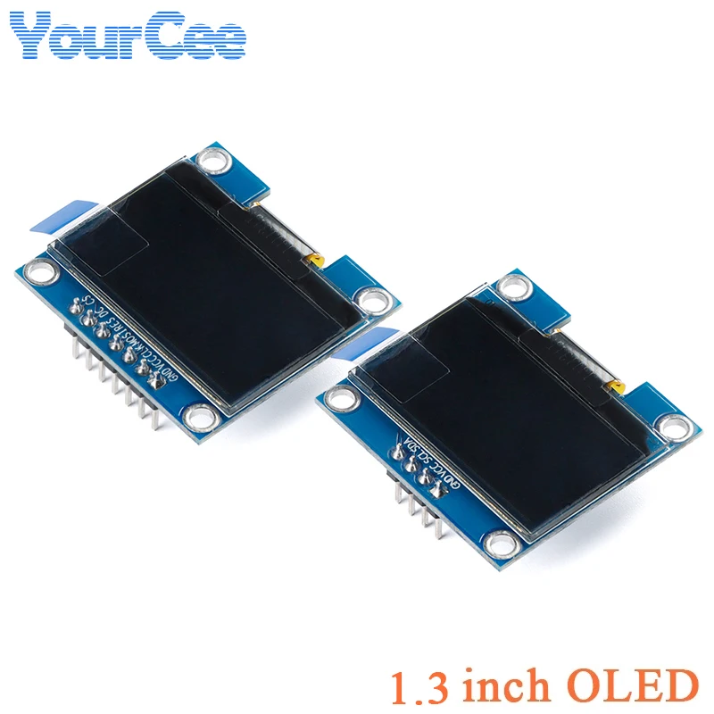 

1.3" 1.3 inch OLED LCD Screen Display Module White Blue SH1106 128X64 12864 SPI IIC I2C Communicate 128*64 4Pin 7Pin