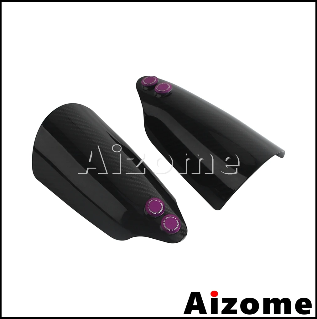 For Harley Softail Low Rider ST FXLRST 2022-2024 Deluxe FLDE 18-2020 Carbon Fiber Hand Shield Guards Motorcycle Handguard Cover