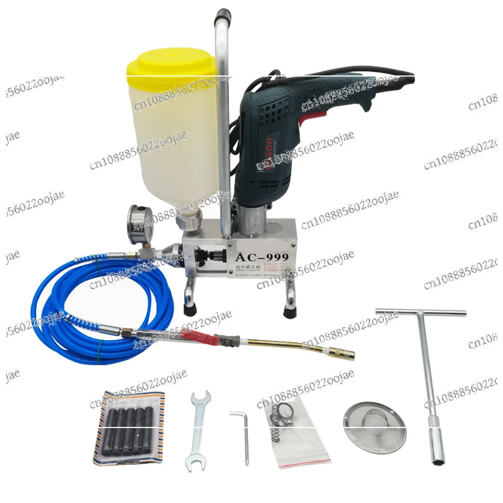 AC-999 Epoxy Grouting Machine 220V/1100W Epoxy Injection Pump/Polyurethane Foam Impermeable Water Grouting Machine