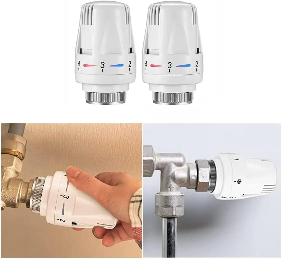Thermostatic Radiator Valve Pneumatic Temperature Control Valves Remote Controller Radiator Head For Heating System Valve-Tool