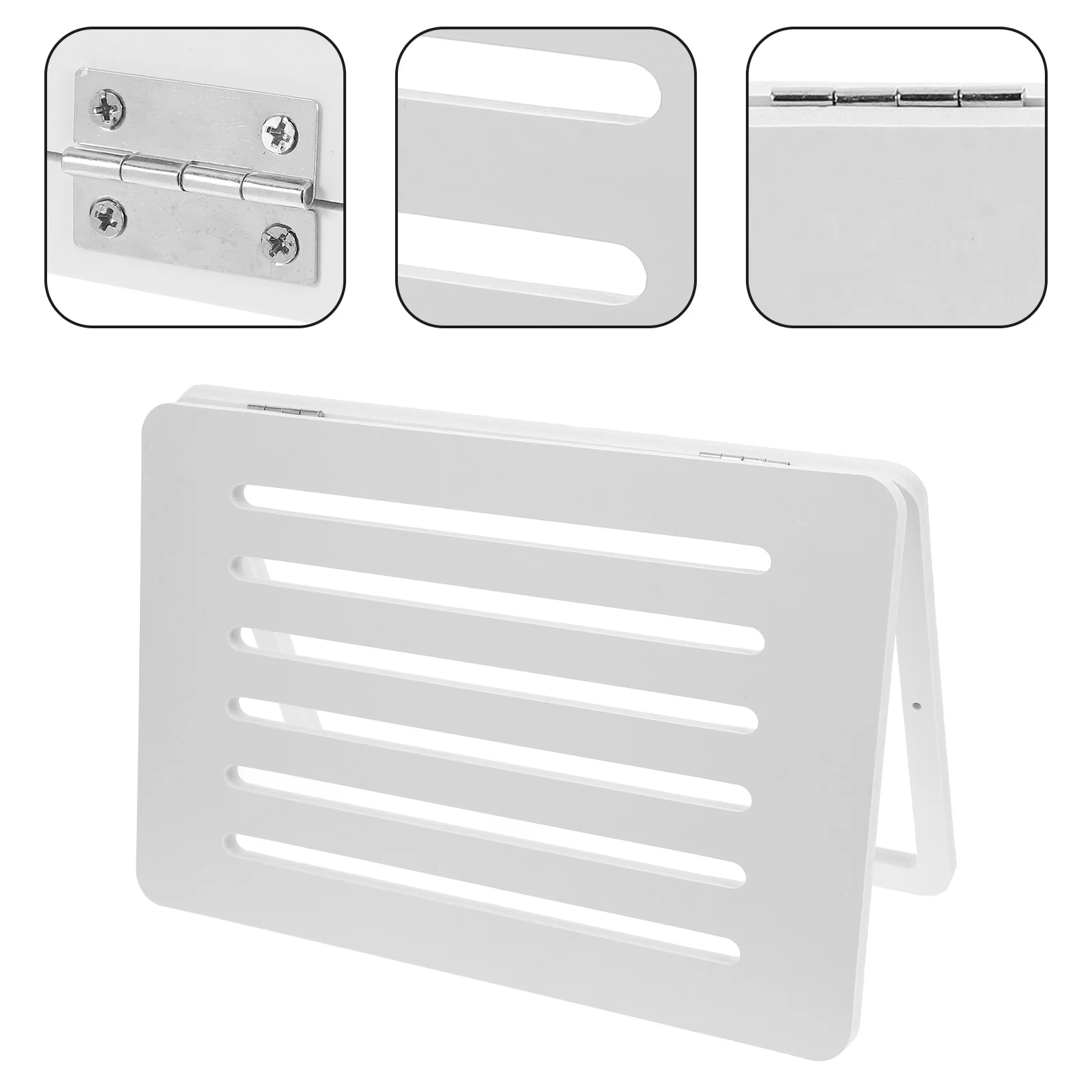 

Decorative Electrical Box Cover Durable PVC Meter Box Signal Enclosure Air Return Vent Cover Hvac Grille Wall Ventilation Square