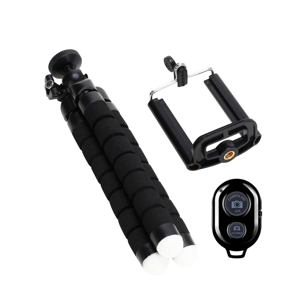 Tripods Tripod For Phone Mobile Camera Holder Clip Smartphone Monopod Tripe Stand Octopus Mini Tripod Stativ For Phone image 6