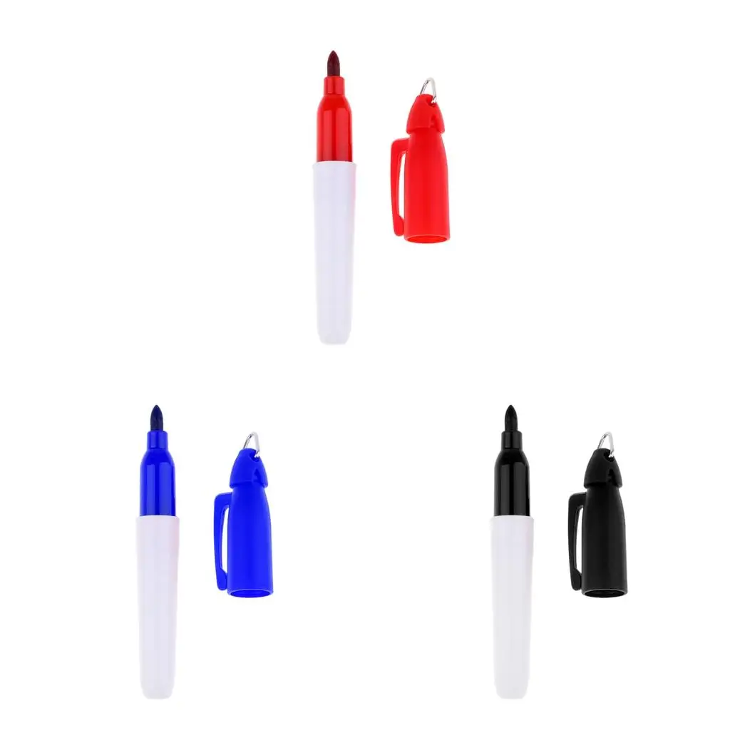 3Pcs Universal Mini Golf Marker Pens Template Drawing Alignment Tool for Outdoor Golf Sports