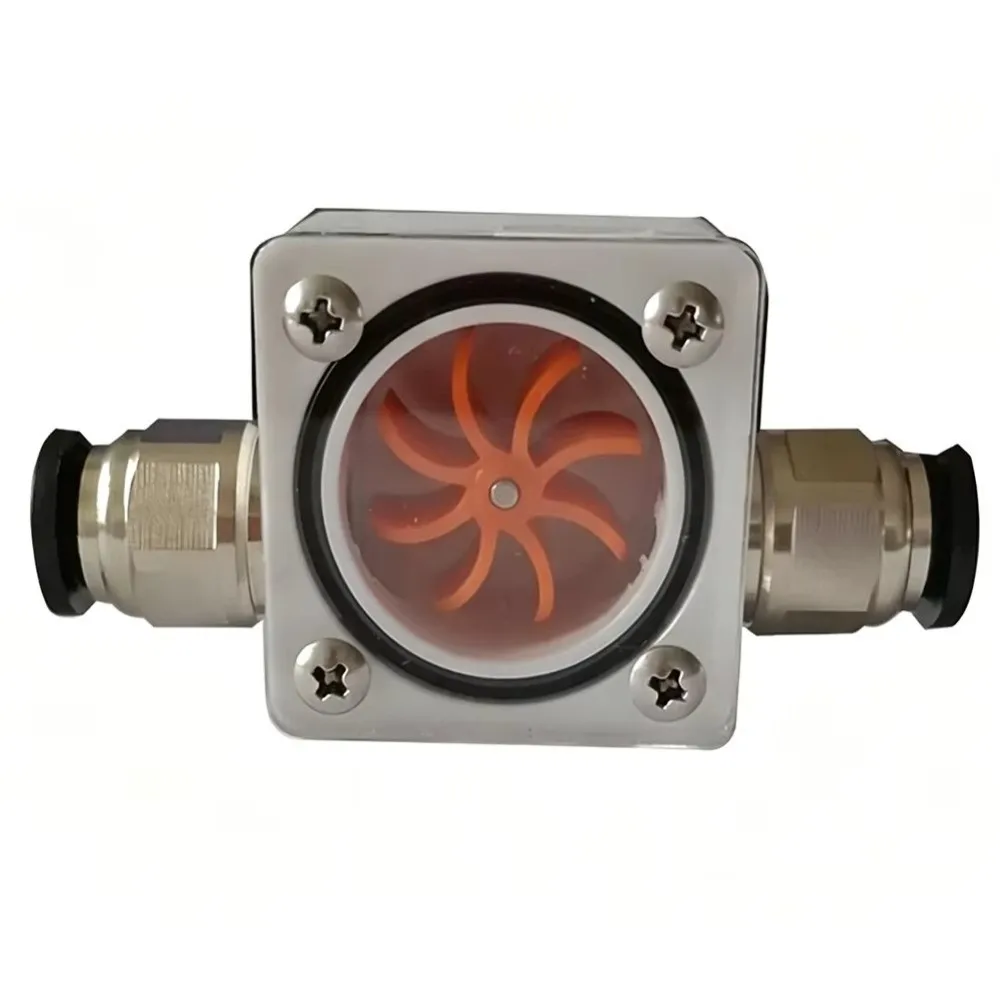 Universal Water Flow Meter 6mm 8mm 10mm 12mm 16mm Connector Water Flow Detection Water Cooled Flowmeter One In One Out Versatile