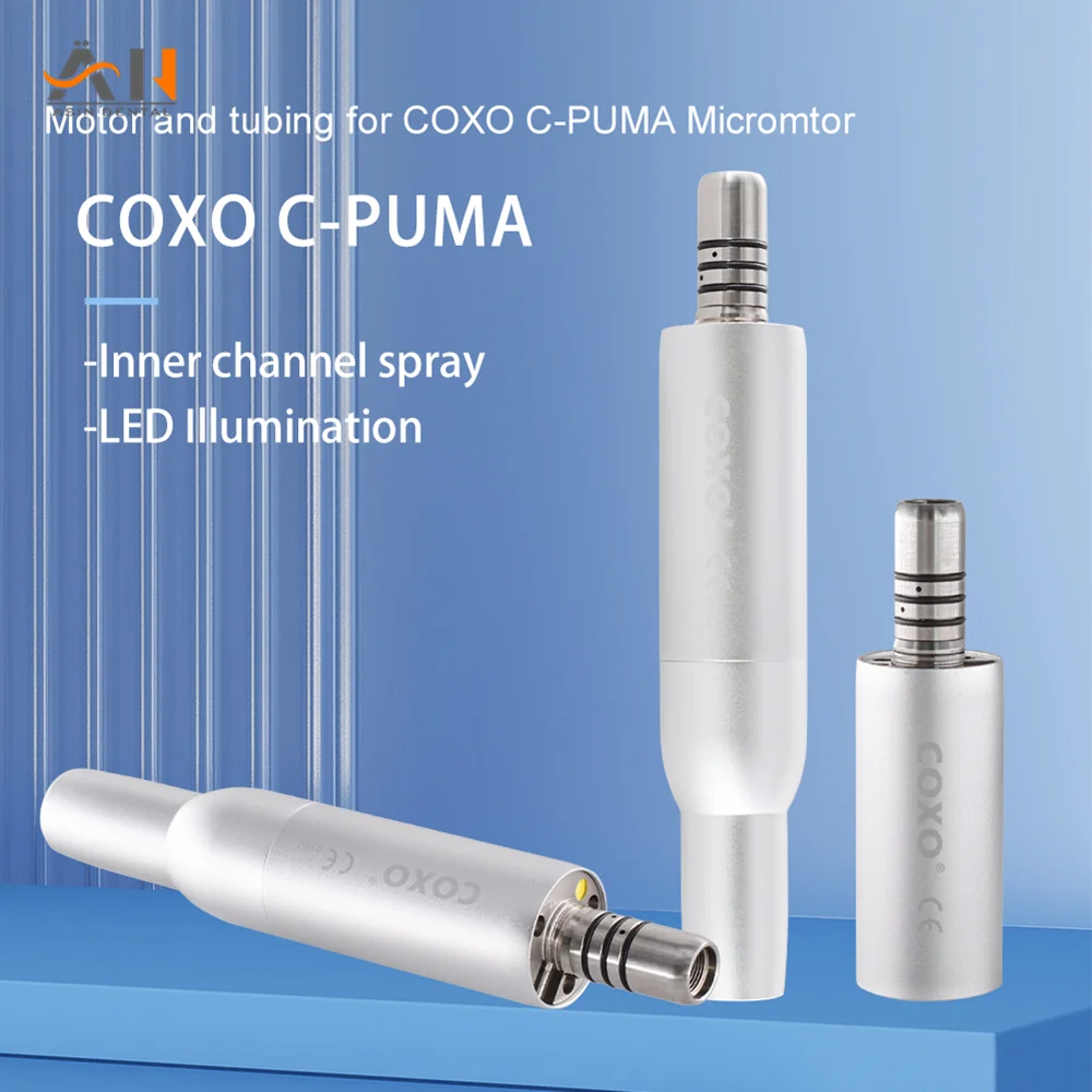 COXO marka Dental elektryczny mikrosilnik LED bezszczotkowy Mini silnik C-PUMA New Arrival mikrosilnik elektryczny narzędzia stomatologiczne