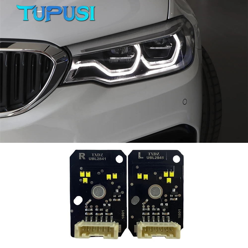 

White Light for BMW 5 Series G30 G31 G38 2018-2020 Car Adaptive LED Headlights DRL 63117214939 63117214940 Daylight Boards