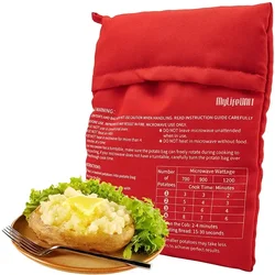 1pcs Convenience Microwave Oven Potato Bag High Temperature Speed Roast Bag Oven Thick Food Storage Bag Kitchen Accessories