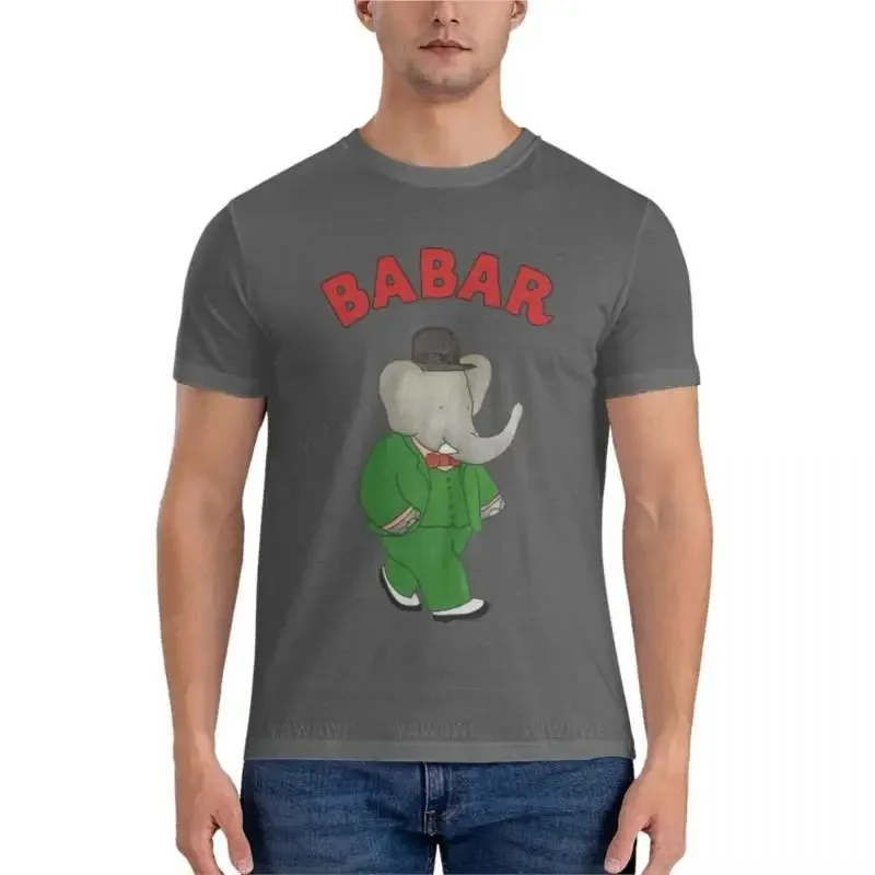 Men T-shirts Cotton Tshirt Men T-shirt Babar The Elephant Essential T-Shirt T Shirts Men Summer T Shirts Man Tops