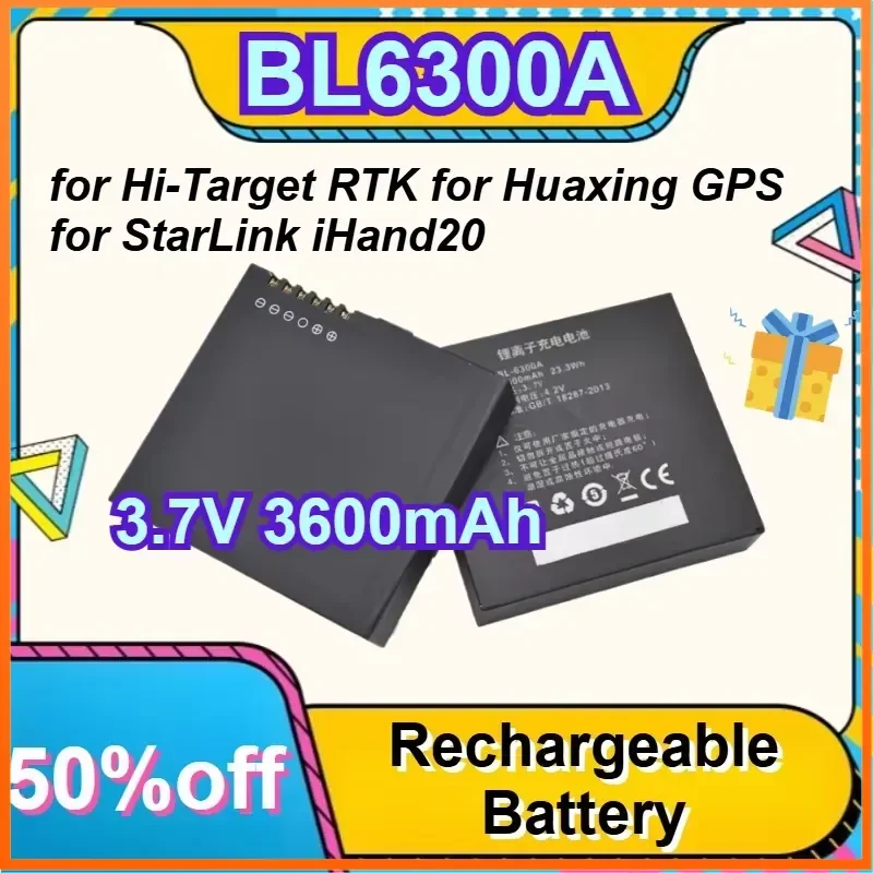 BL6300A Battery for Hi-Target RTK for Huaxing GPS for StarLink iHand20 Data Collector