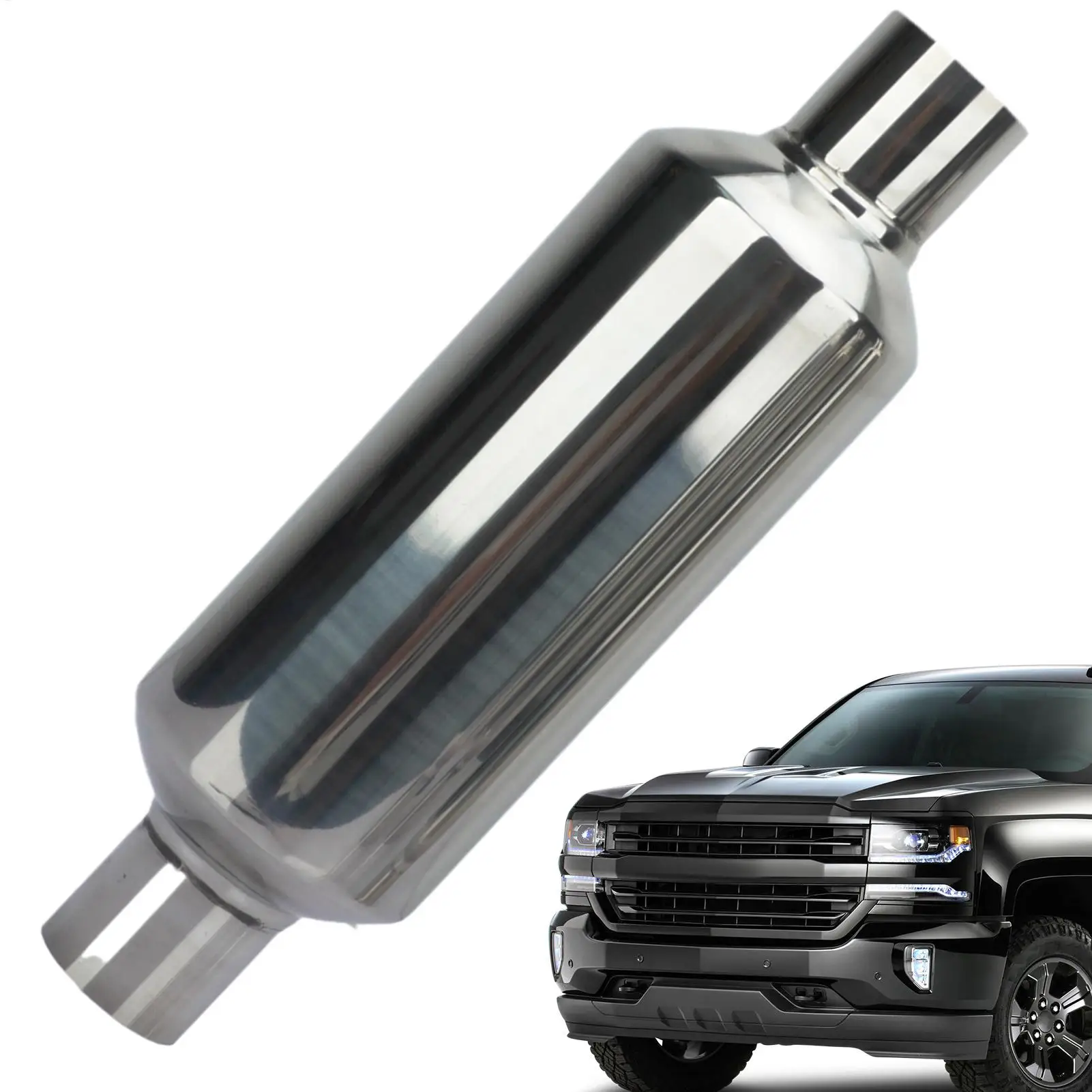 

Performance Muffler Tailpipe Muffler Pipes Replacement Parts For Quiet Driving Sport Reduce Emission Pollution Harsh Weather