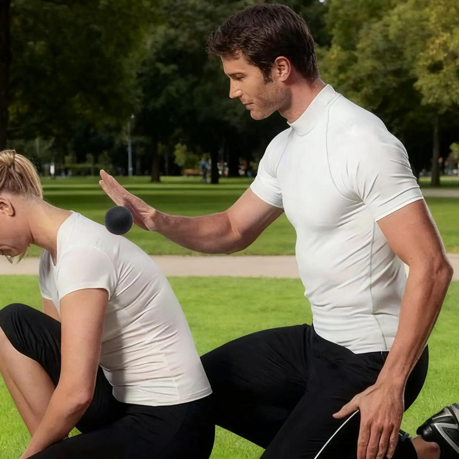 

Массажный мяч, фасциальный массажер, ручной массажный ролик для упражнений, спорта, фитнеса, йоги, ног, подошвенное тело, мышцы шеи, ног