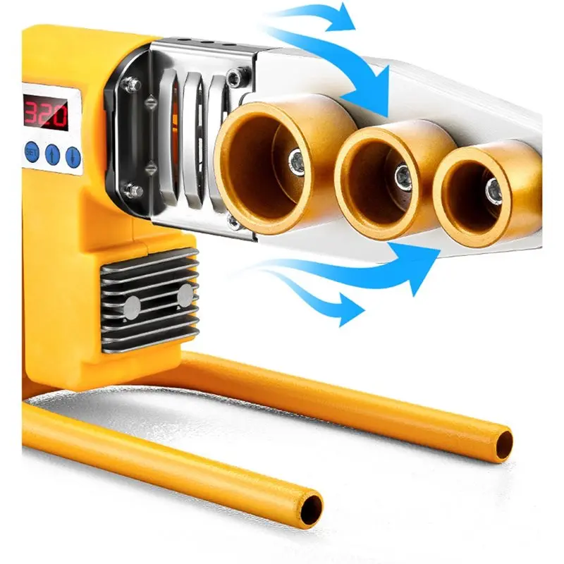 HRBAJ-لحام أنابيب الذوبان الساخن، رأس يموت الذوبان الساخن، رأس لحام أنابيب المياه PPR غير لاصق مضاد للحجب، ملحقات آلة الذوبان الساخن