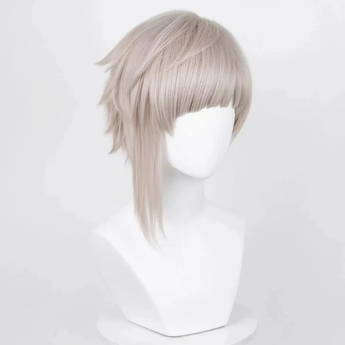 Afbeelding 5: Comic heren Nakajima Atsushi cosplay pruik man zilver kort haar kostuums roosnet