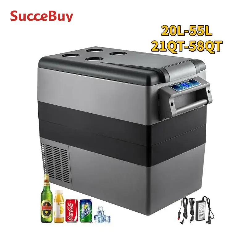 

20L22L35L45L55L Car Refrigerator Mini Fridge Freezer Portable Compressor Cooler 12/24V DC 110-240V Ice Box for Camping