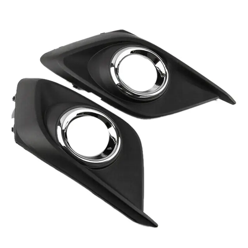 

4Pcs Front Bumper Fog Light Grille Cover Chrome Trim For Mazda 3 Axela 2014-2016