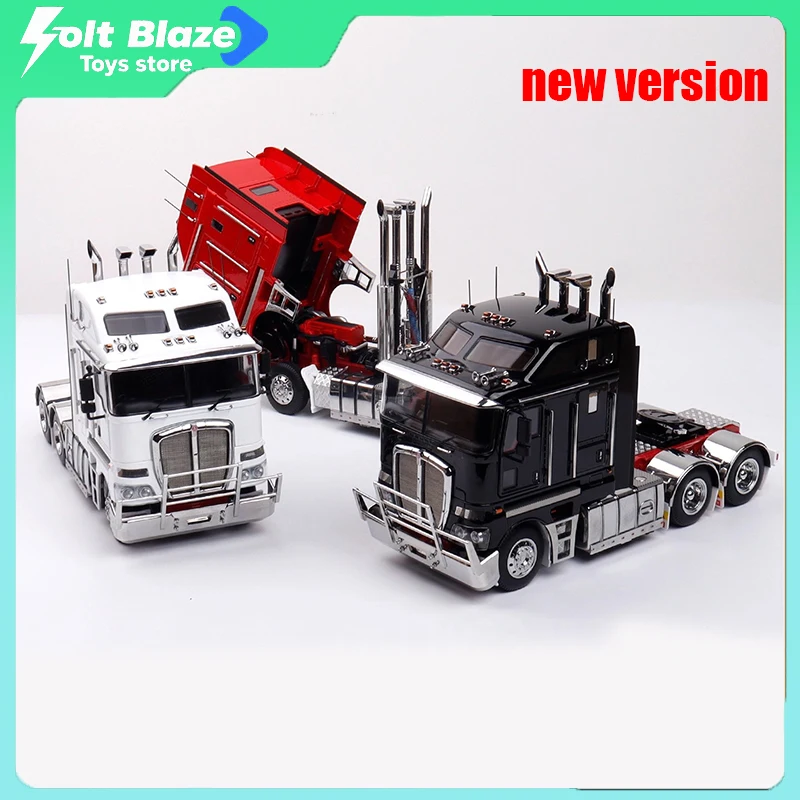 

Новый бренд 1/32 Kenworth K200, австралийский сверхмощный грузовик, трактор, прицеп из сплава, модель автомобиля, имитация статического дисплея, автомобиль, подарок для мальчика