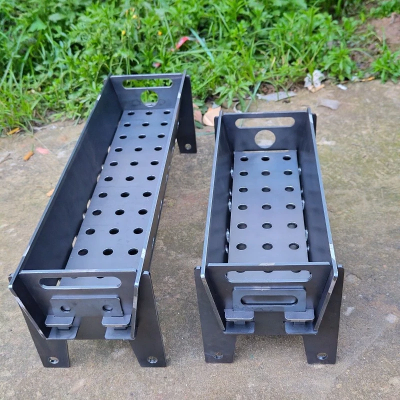 Thickened BBQ Grill Outdoor Portable Stoves Household Removable Barbecue Grills with 3mm Ash Plate Durable Camp Cooking Supplies