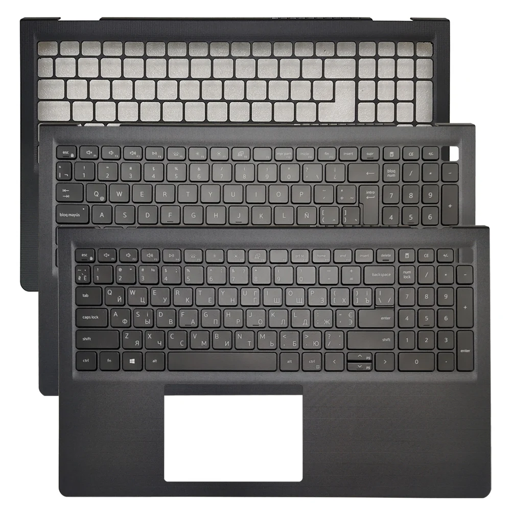 

NEW For Dell Vostro 15 3510 3511 3515 3520 3525 3530 3535 US/UK/Latin/Russian Keyboard Laptop Palmrest Upper Cover Case