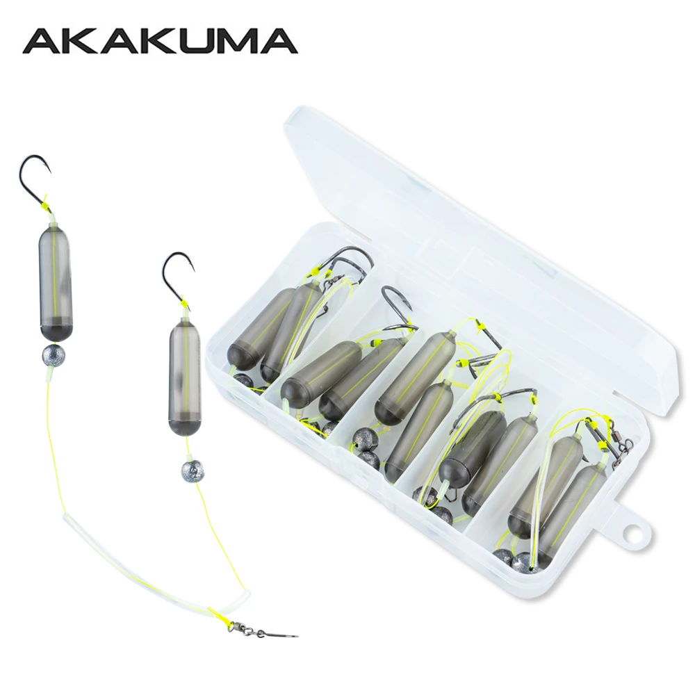 5 Teile/schachtel Angelschlauch Rohr mit PE Linie Float und Doppel Haken Angeln Köder Käfig Feeder für Karausche Tilapia Angelgerät