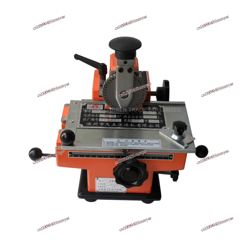 

Semi-automatic Manual Marking Machine,aluminum Labeling Coding Machine,equipment Parameter Label Printer