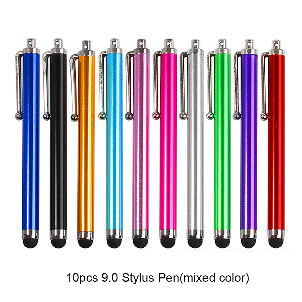10 stks/partij Stylus Pen Voor Android iOS Tekening Touch Pen Voor iPad iPhone Samsung Xiaomi Tablet Smart telefoon Potlood Accessoires