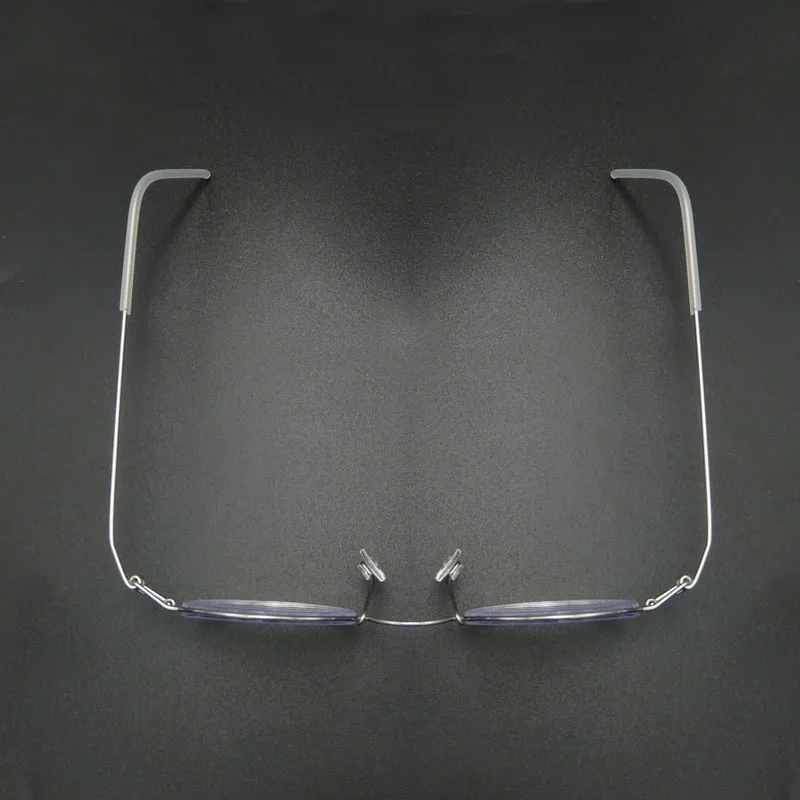 Montura de gafas sin tornillos circular personalizada hecha a mano Retro para hombres y mujeres con diámetro de 30.32.34.36.38.40.42.44 gafas de metal