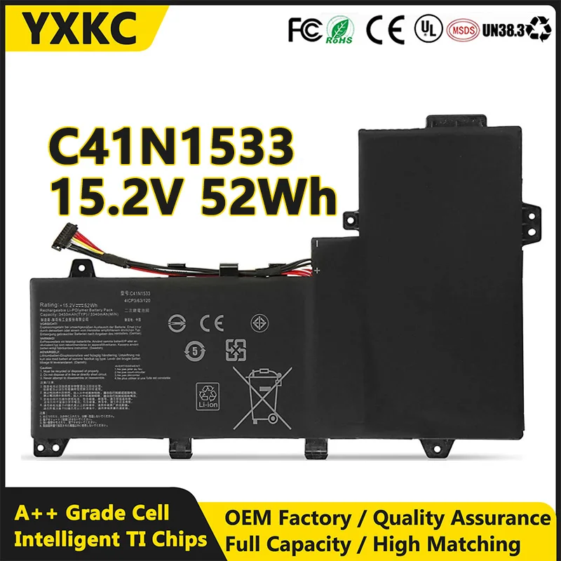 C41N1533 15.2V 52Wh Laptop Battery Compatible with Asus Q524U Q534U Q534UX-BHI7T19 ZenBook Flip UX560UQ UX560UX Zenfone Flip UX