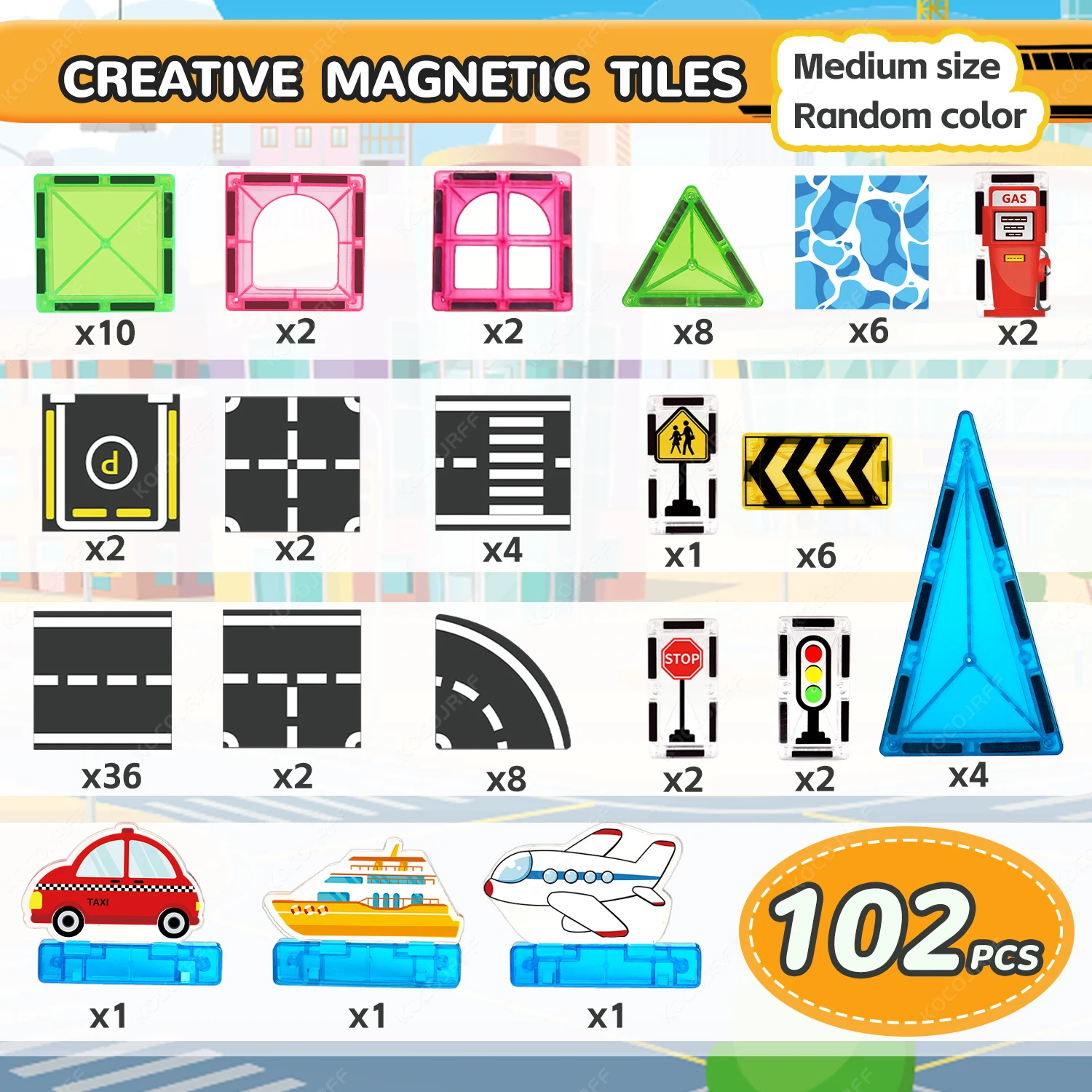 Variant: 102Pcs