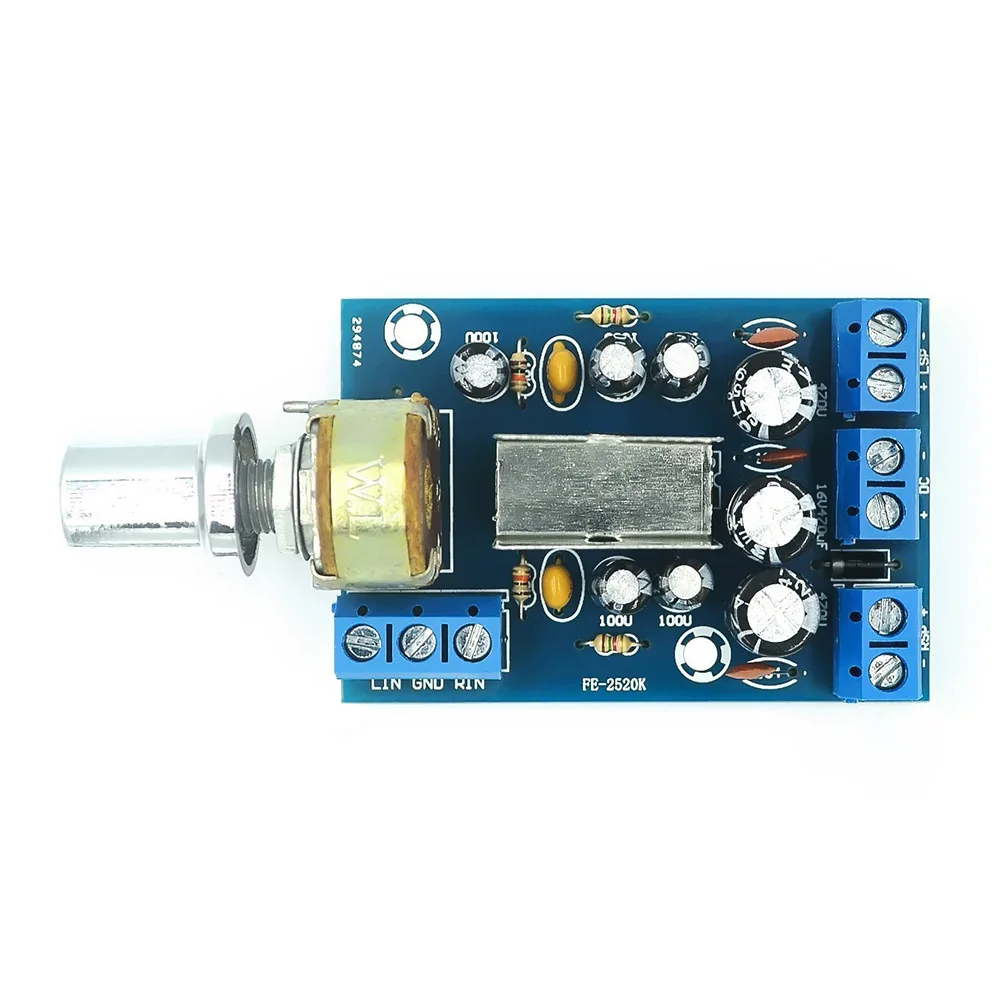 لوحة مضخم صوت ستيريو مزدوج لسماعات الكمبيوتر ، TEA2025B ، لوحة مضخم صوت ، تيار مستمر 5-12 فولت ، تيار متردد 5-9 فولت ، قناة ، أمبير 3 واط × 2 #1