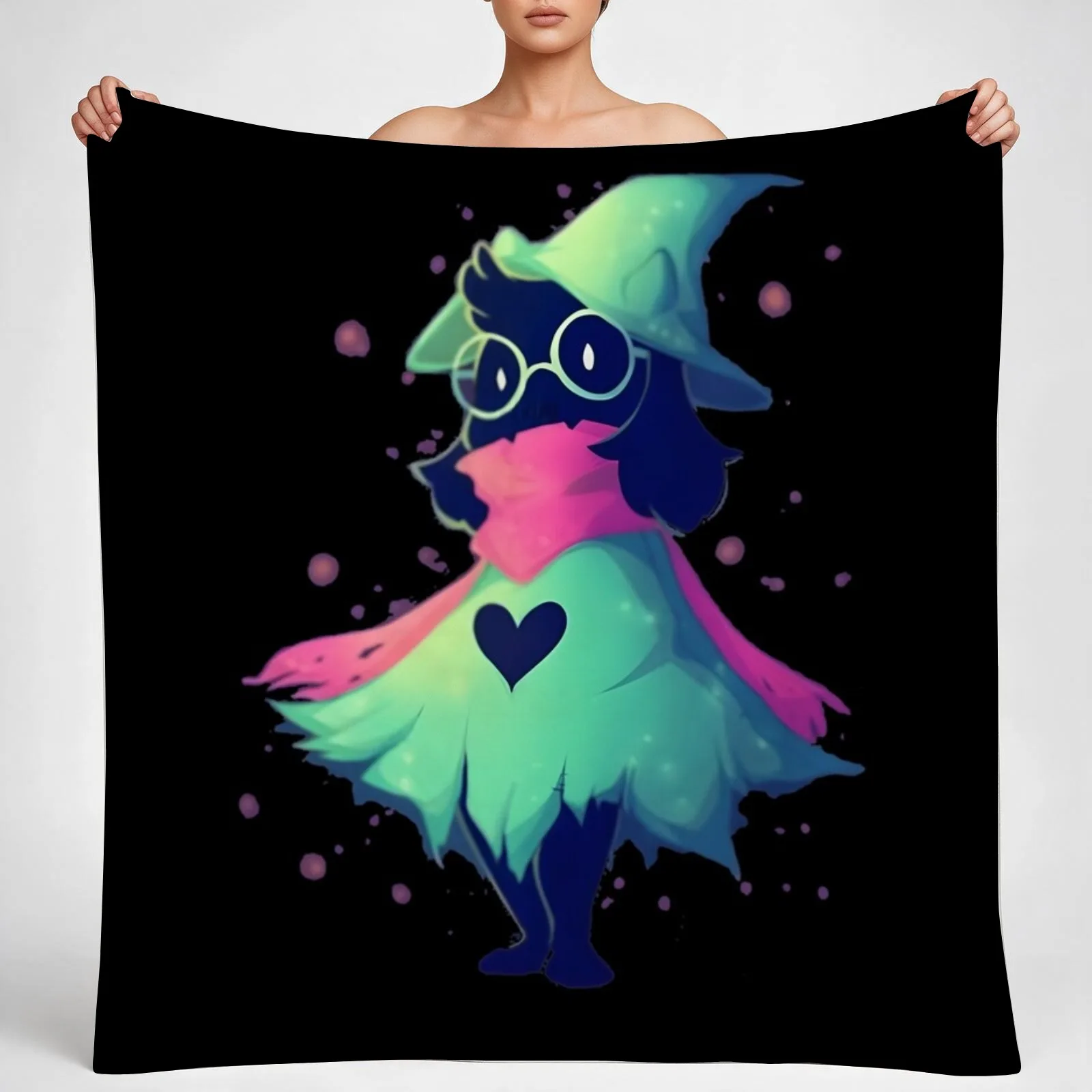 DELTARUNE RALSEI Classic Throw Blanket couch cozy soft plush fuzzy picnic outdoor blanket