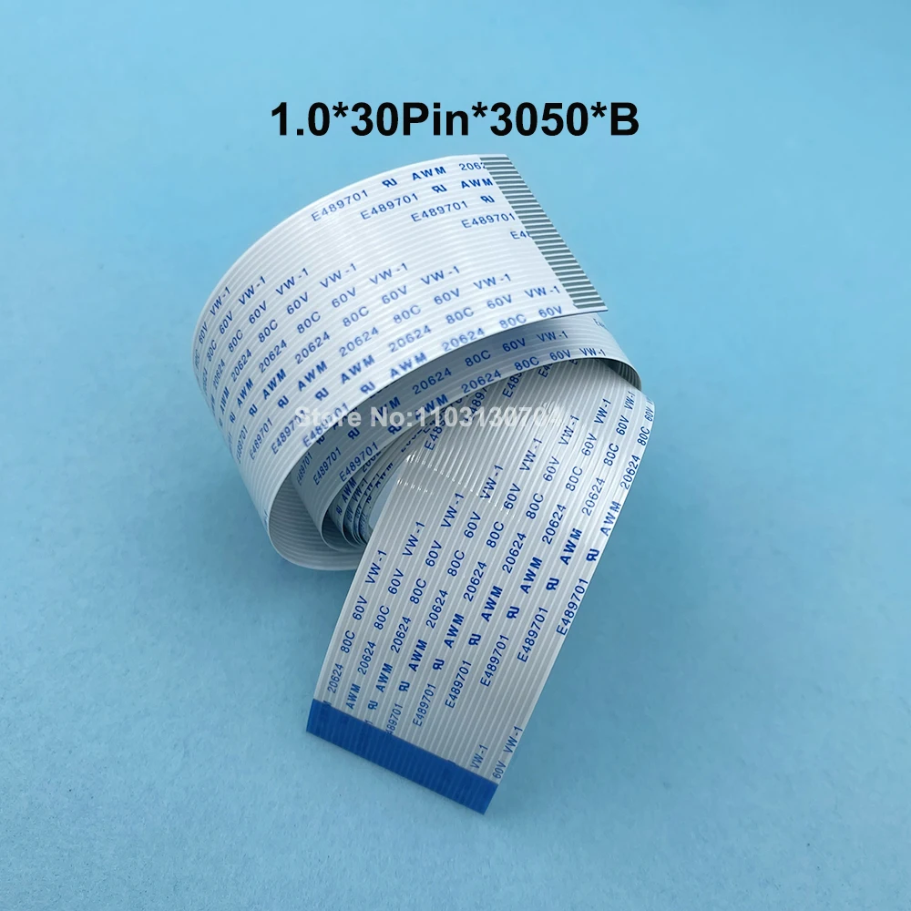 4PC 3050mm 30Pin 50Pin FFC Flat Date Cable For Mimaki JV33 CJV30 TS3Printer DX5 Printhead HDC FPC 160 Assy Mainboard Long Cables