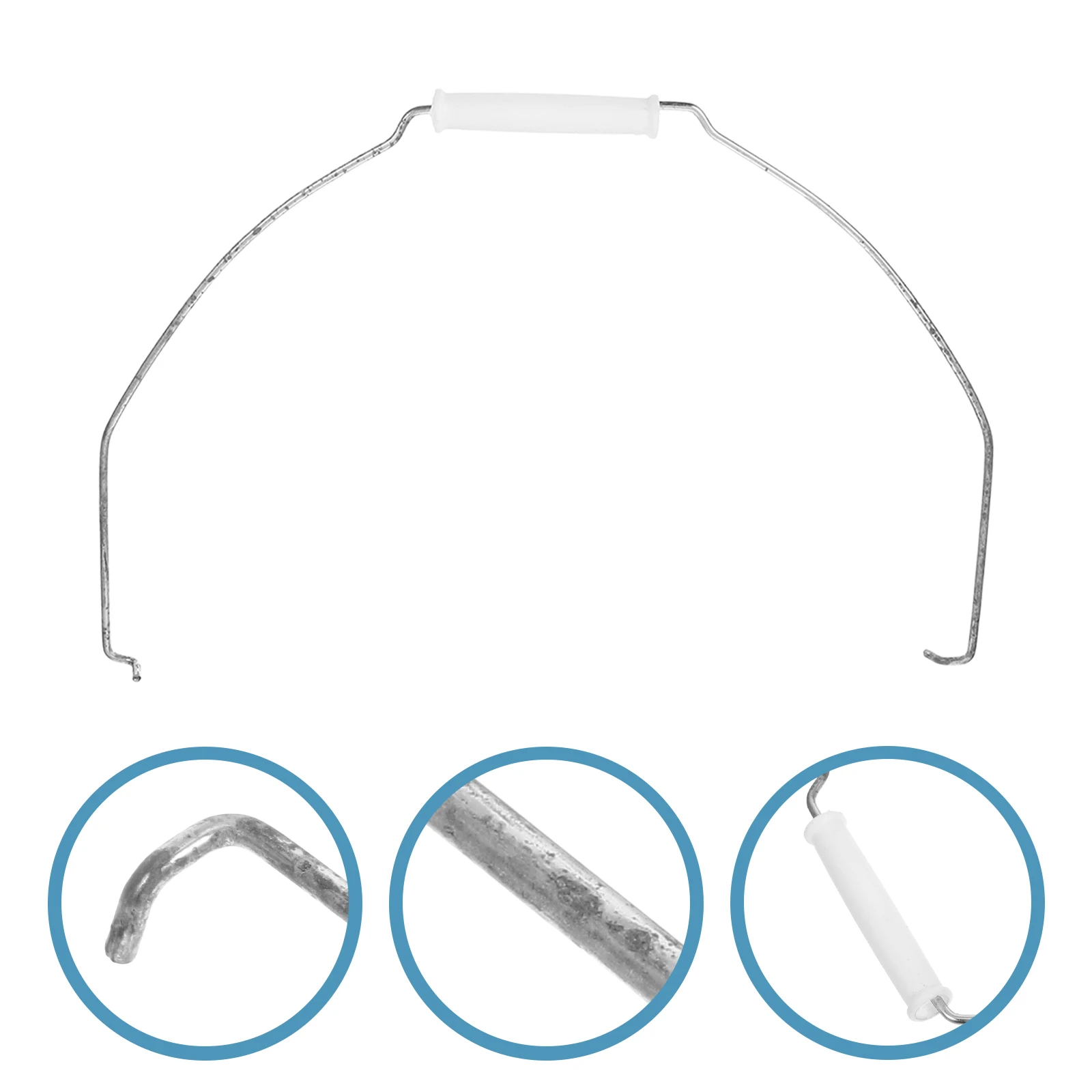 

10pcs Sturdy Metal Bucket Handles Ergonomic Grip For Pails Water Buckets Storage Bucket Compact Handles Replaceable Bucket Grip