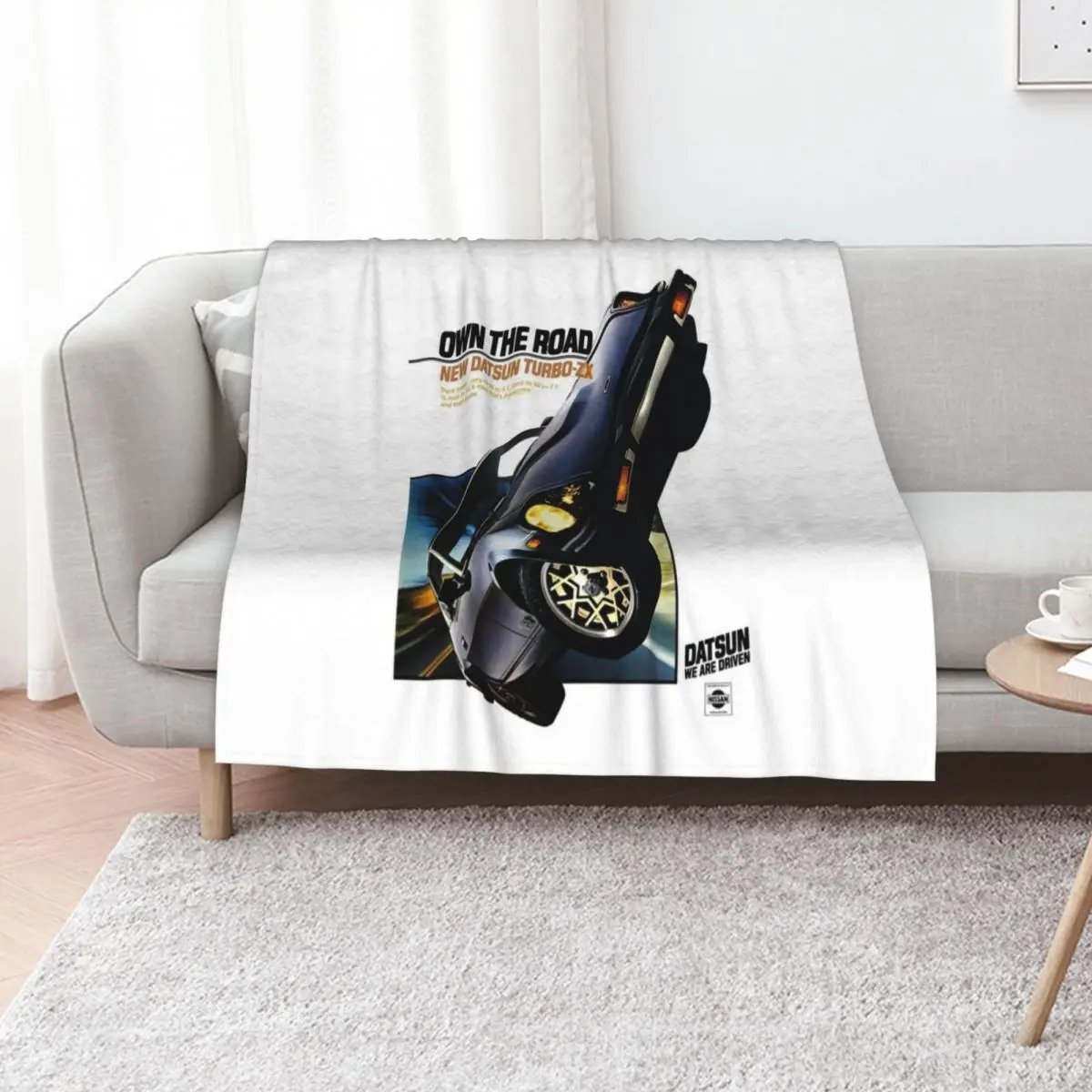 DATSUN ZX TURBO Throw Blanket Sofa Quilt Camping Sleeping Bag Decorative Sofa Travel Cute Blankets