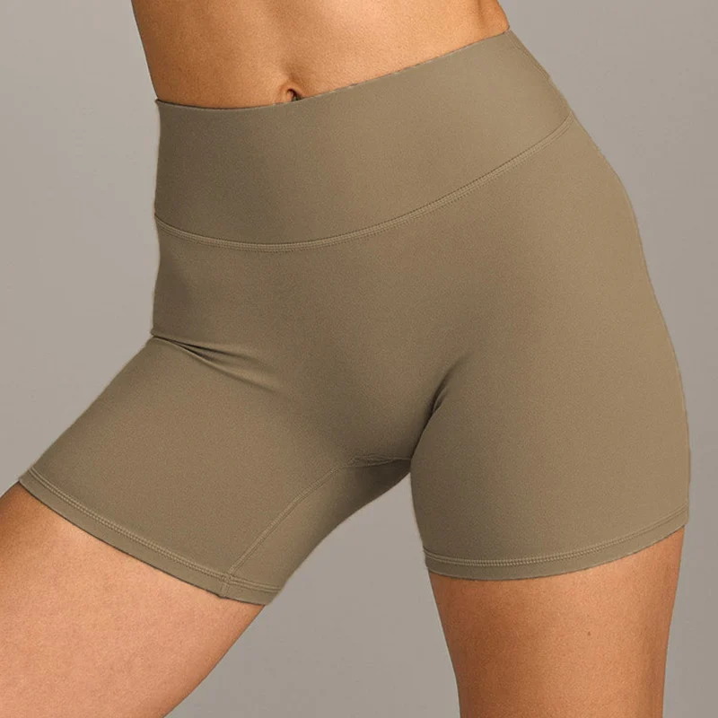 Softmotion High Waist Summer Workout Gym Shorts Yoga Shorts Women Fitness Shorts Running Cycling Shorts Breathable Leggings