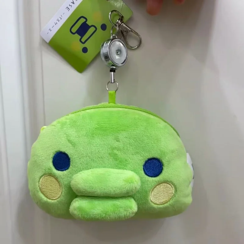 Bonito tamagotchi kuchipatchi titular do cartão transparente chaveiro de pelúcia momametchi foto cartão caso moeda bolsa armazenamento presentes protetores