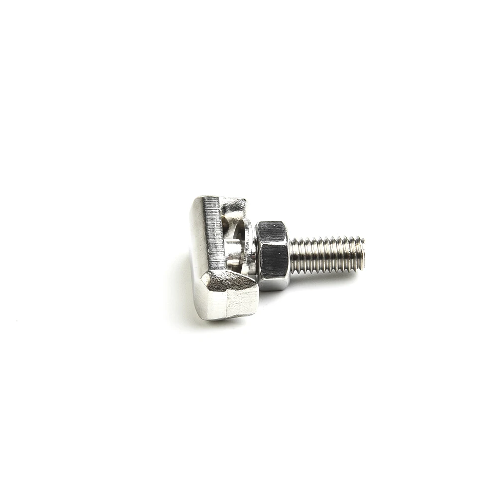 2Pcs Car Battery Cable Terminal Connectors Car T-Bolts Stainless Steel Battery Terminal Connectors Cable Screws 19116852