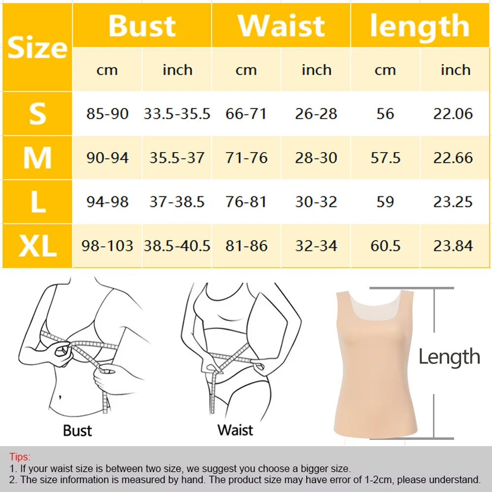 Thermal Tank Top Women's Fleece Lined Thermal Sleeveless Wide Shoulder Straps Warm Undergarment Winter Base Layer Clothing