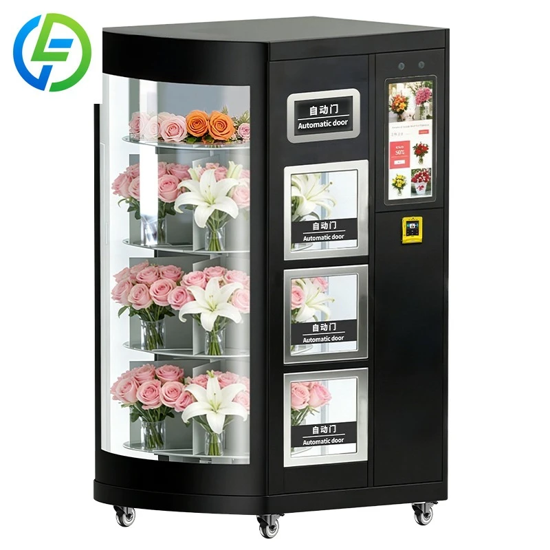 

Автомат для продажи цветов FOODLINE для больниц, умный охлаждаемый шкаф-локер 24/7 для подарочных букетов