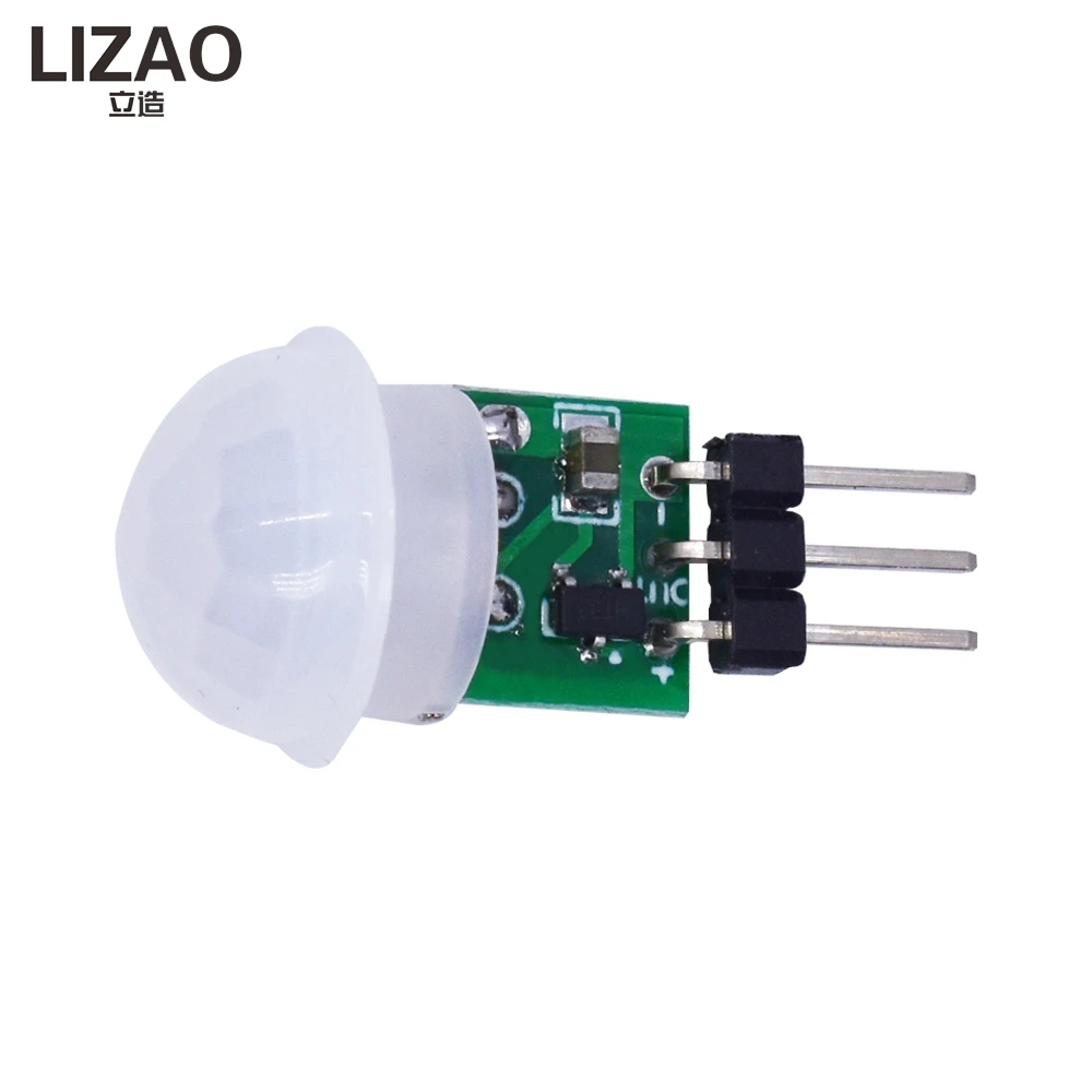 LIZAO AM312 Mini PIR Motion Sensor Module, Pyroelectric Infrared Human Body Automatic Detector DC 2.7V-12V
