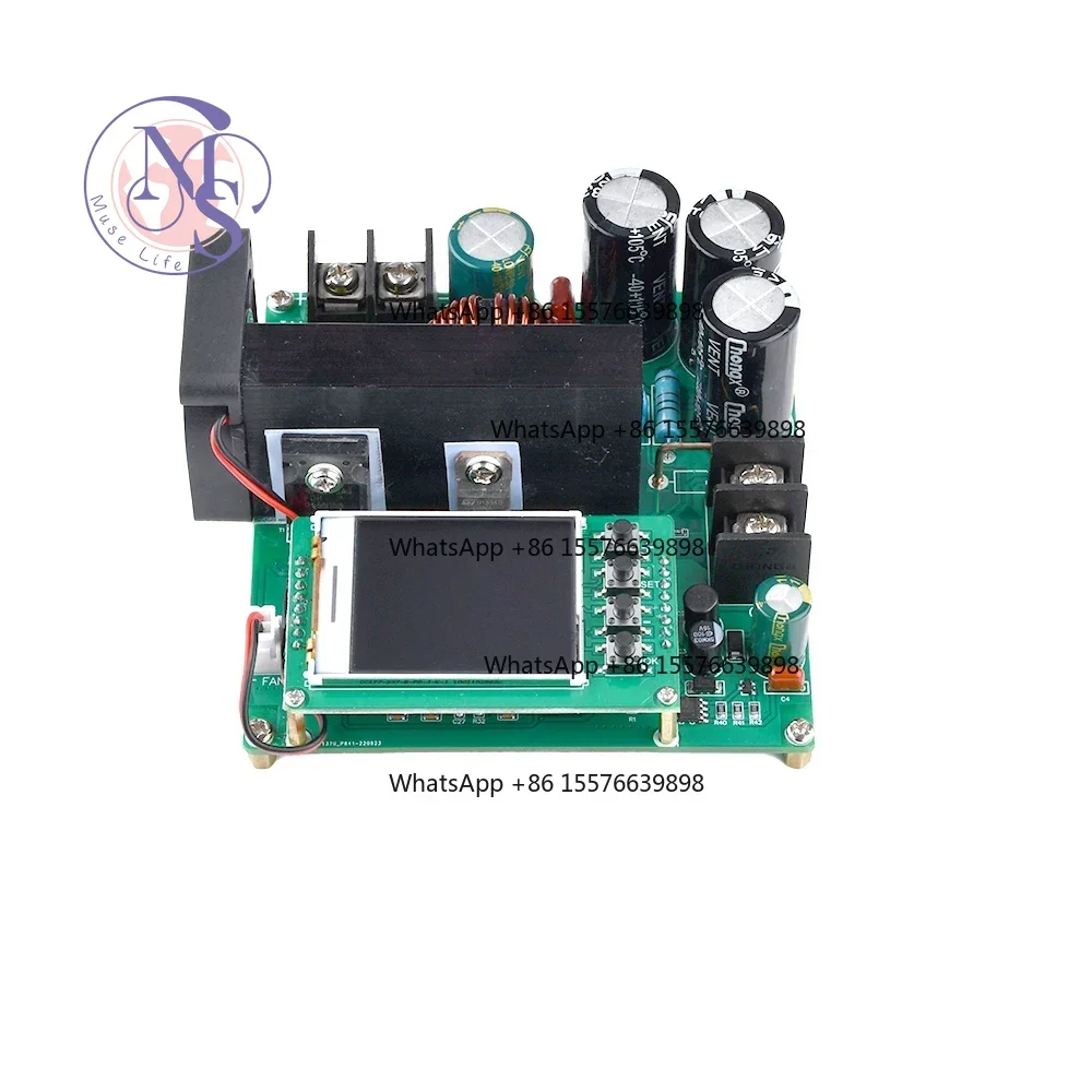 ZOCI-DC-DC Boost Converter Module 9-60V to 10-120V, 900W 15A CC CV Step Up Power Voltage Regulator
