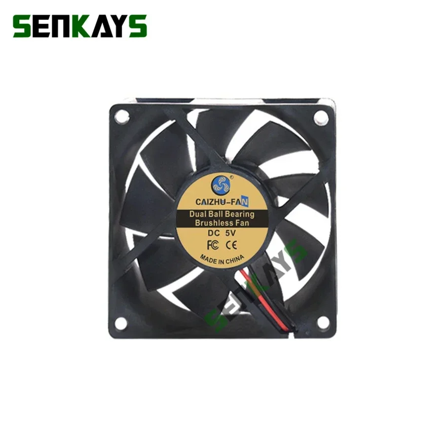 Dual Ball Bearing 7020 70MM 70*70*20MM DC 5V 12V 24V Cooling Fan Comptuter CPU Cooling Fan Case Cooling Fan 2pin