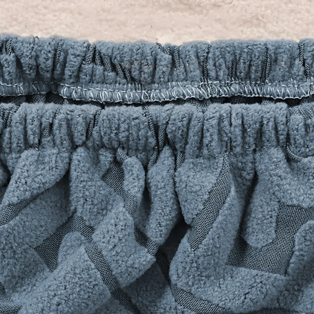 1PC Round Bar Stool Covers Round Stool Seat Covers Jacquard Dustproof Slipcovers for Swivel Chairs or Barstools