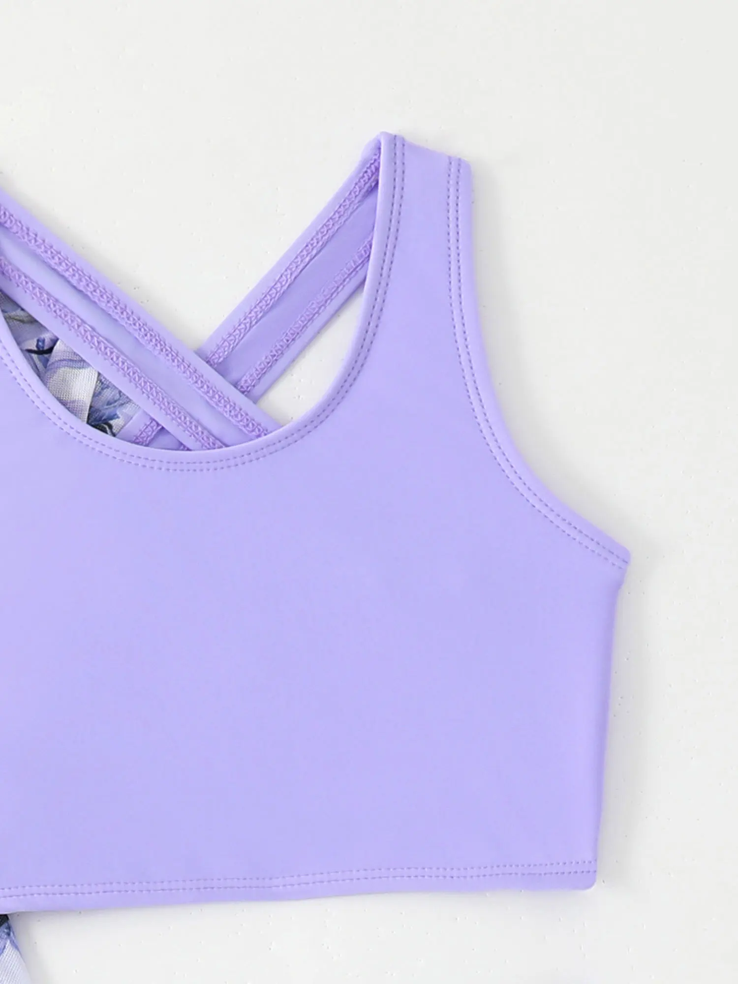 Set da bagno per bambina, costumi da bagno per le vacanze estive, cinghie, slip stampati e capispalla abbinati per le vacanze al mare