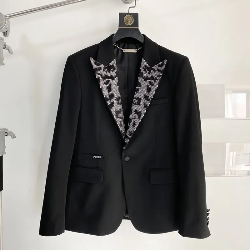 Handmade Men High Quality Business Suits Leopard Print Notched Lapel 2 Pcs Blazer Pants Tuxedo For Man Evening Party Customized