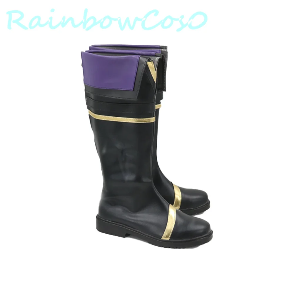 Die Überlegenheit in Schatten Cid Kageno Schatten Cosplay Schuhe Stiefel Spiel Anime Halloween Weihnachten RainbowCos0 W2860-2