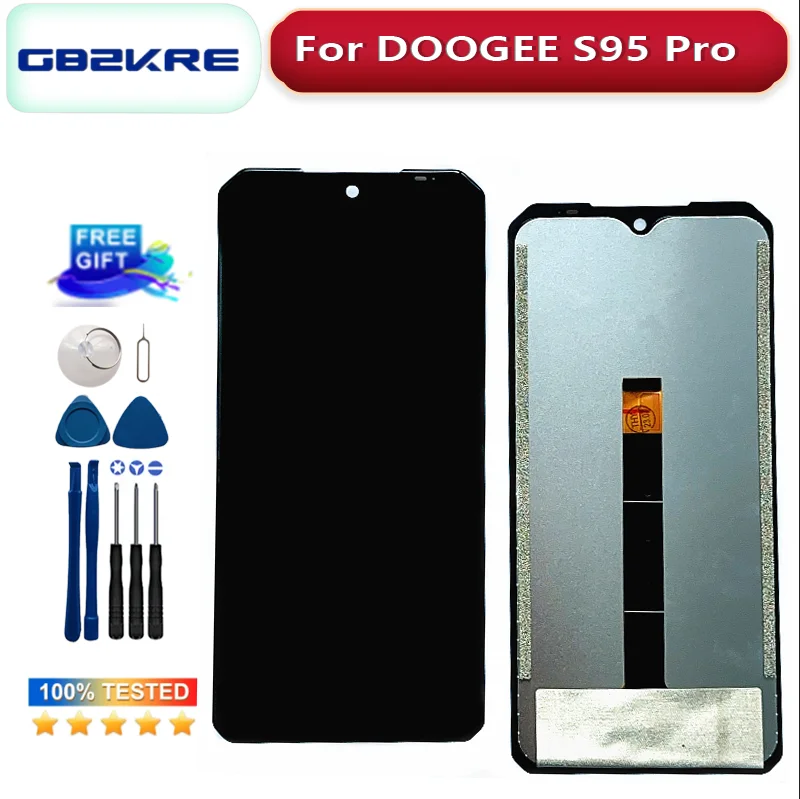 New Original 6.3 Inch Doogee S95 Pro LCD Display And Touch Screen Digitizer Assembly For Doogee S95Pro Screen Replacement