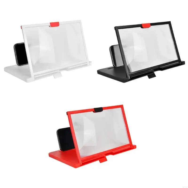 

57QF 10in/12in Phone Magnifying Projector Screen Enlarger Screen Amplifier Stand for Movie Game Enlarged Screen Bracket