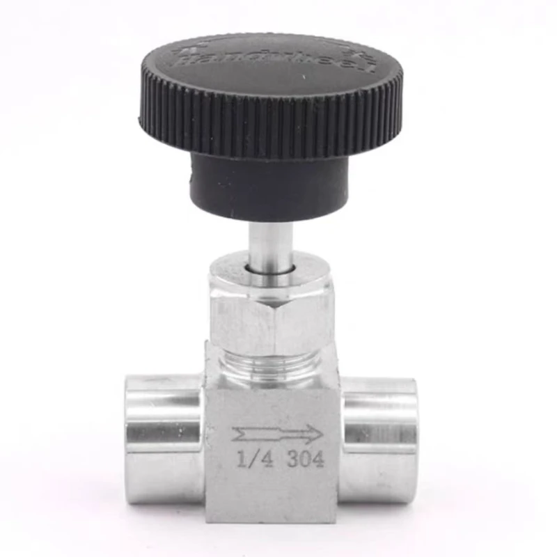 

Free Shipping 1/8" 1/4" 3/8" 1/2" BSP Equal female Thread SS 304 Stainless Steel Flow Control shut off Needle Valve