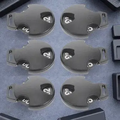 

Golf Club Head Covers with Flexible Number Tags 6pcs ID Number Tags Golf Club Head Protector for Fairway Clubs Drivers Black